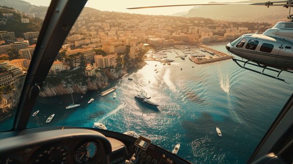 Vol en hélicoptère de nice à monaco : une autre manière de découvrir la côte d'azur